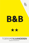 B&B - Toerisme Vlaanderen - 2 sterren